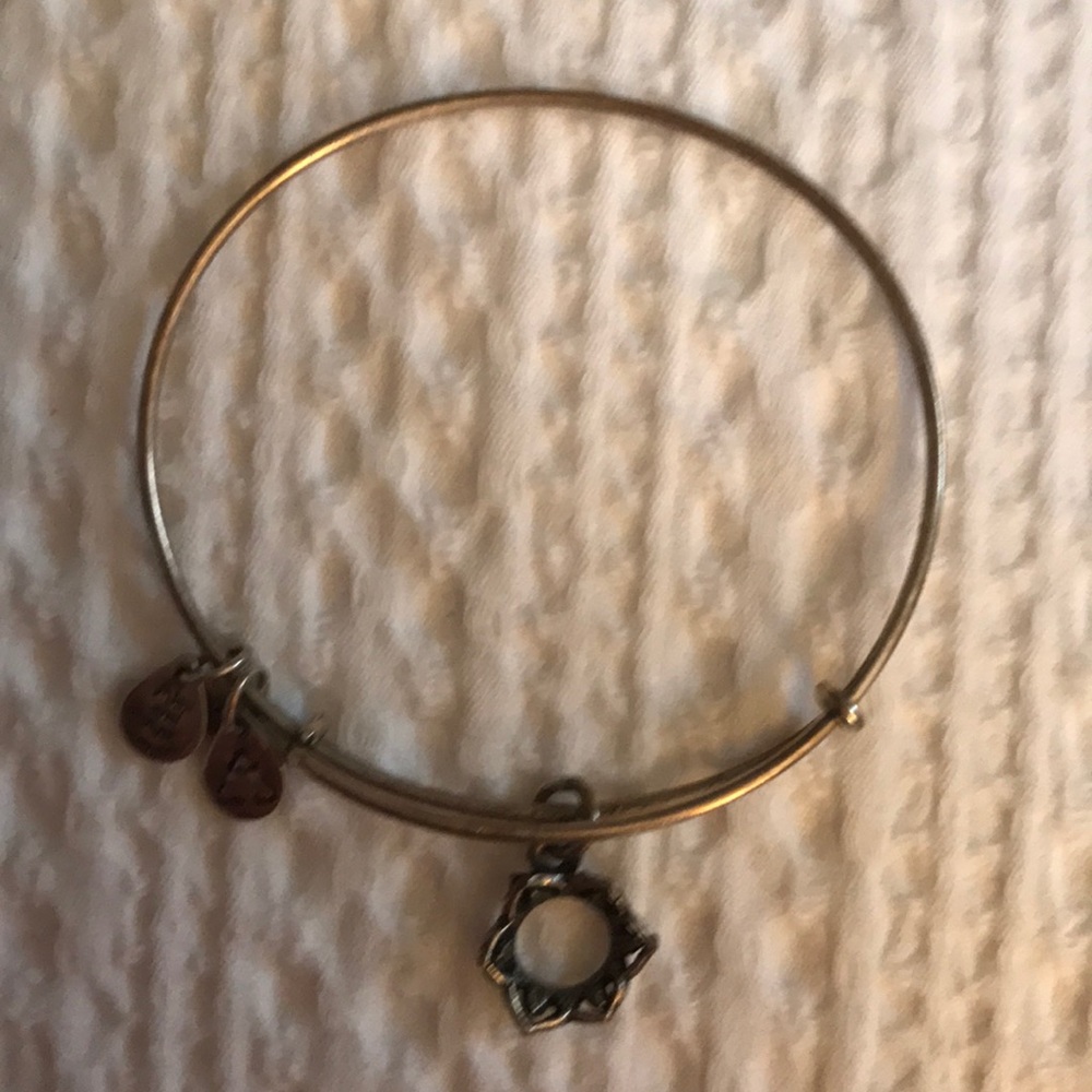 Alex and Ani Silver Crown Bracelet